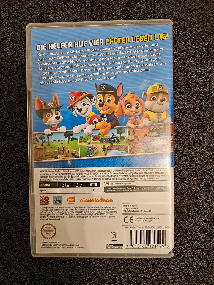 Paw Patrol im Einsatz Nintendo Switch in Lügde