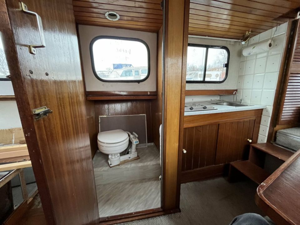 Holländische Stahlyacht / Hausboot 10m in Havelberg
