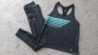 Under Armour Sport Fitness Leggins Top Gr.M Set schwarz Bayern - Geisenhausen Vorschau