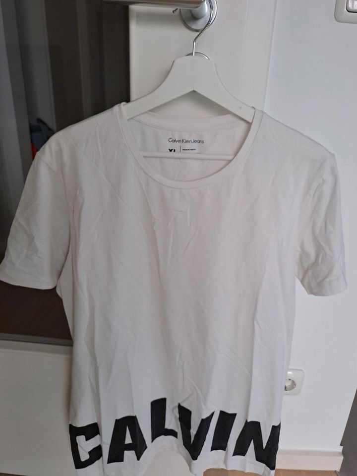 Calvin Klein Herren-Tshirt weiß in München