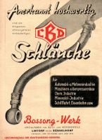 Bossong-Werk Lintorf - Werbung Reklame-Anzeige  Vintage-Deko 1949 Baden-Württemberg - Steinen Vorschau