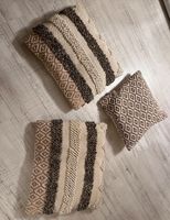 3 Kissen Boho-Stil braun beige rosa taupe, Dekokissen Bayern - Herzogenaurach Vorschau