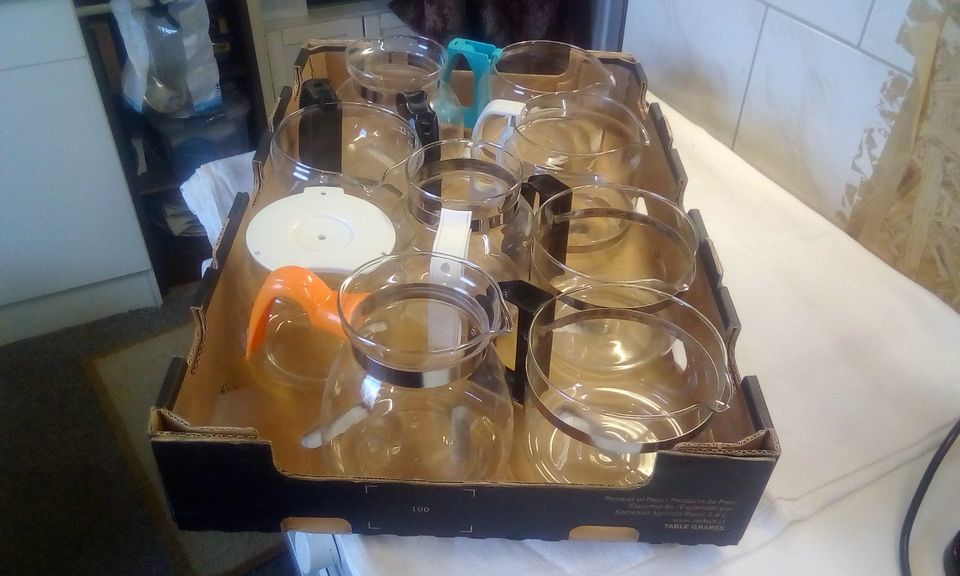 Glaskannen für Kaffeemaschinen , 32 Stück in Doberlug-Kirchhain