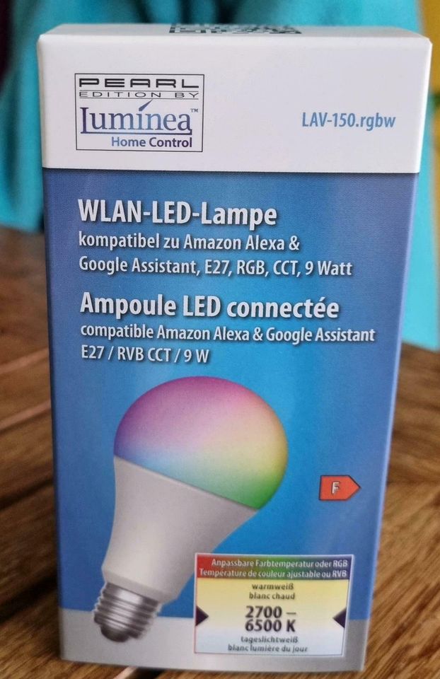 Ampoule LED connectée E27 / RVB CCT / 9 W LAV-150.rgbw