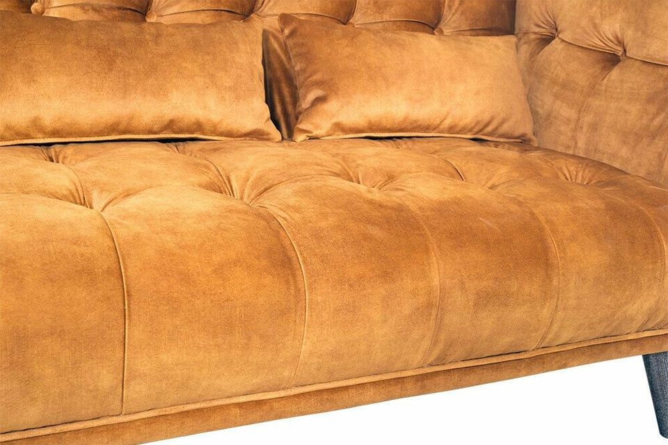 Clubsofa Woodbrook 3-Sitzer velvet-brown samt in Heiligenstedten