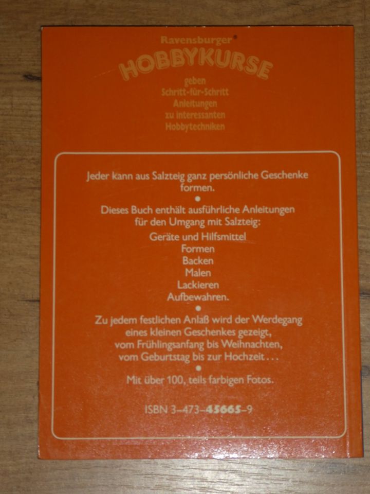 3 tolle Bastelbücher rund ums Thema „Salzteig“, basteln, kneten in Petershausen
