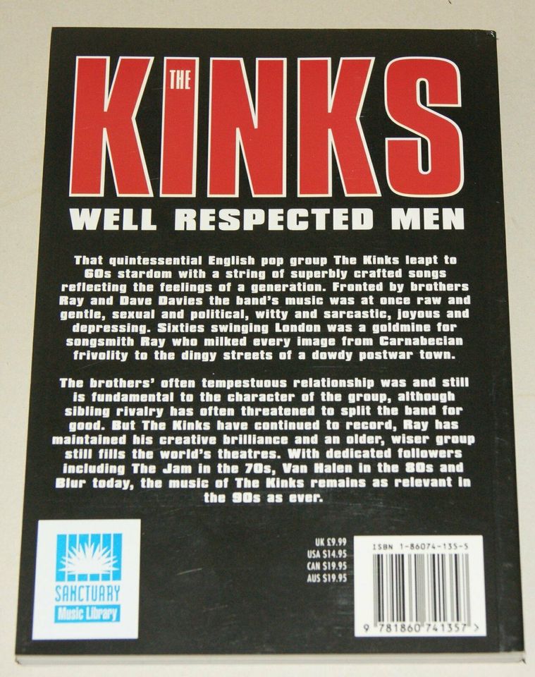 The Kinks Well Respected Men Story Taschenbuch Softcover Englisch in Norderstedt