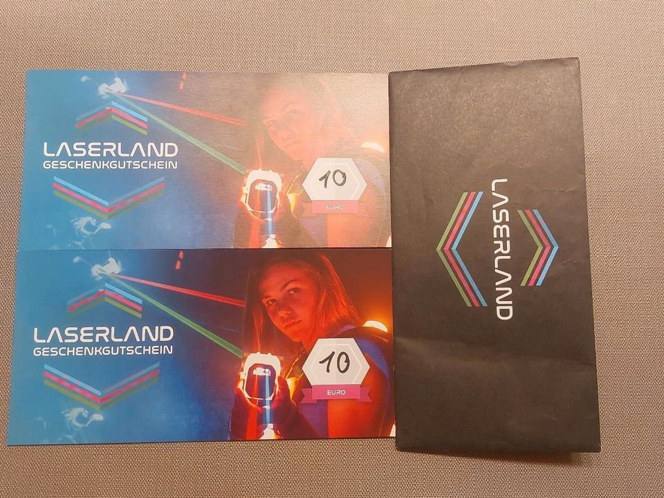 20 € Laserland Gutschein Dresden Elbepark in Dresden