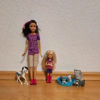Skipper und Chelsea mit Hunden und Zebra, Barbie Dresden - Pieschen Vorschau
