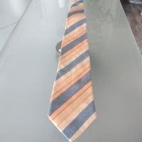 Krawatte, Attention, aprico/blau, 94 mm, reine Seide, gebraucht Baden-Württemberg - Bretten Vorschau