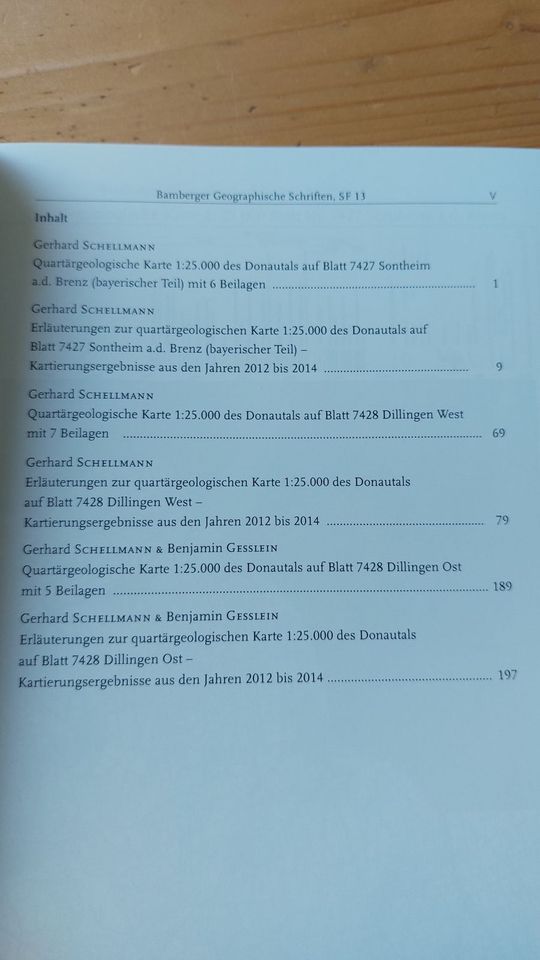 Geomorphologie Donautal zwischen Sonthofen und Dillingen in Würzburg