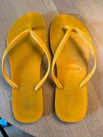 Havaianas Flip Flops slim 39/40 Sonnengelb München - Schwanthalerhöhe Vorschau