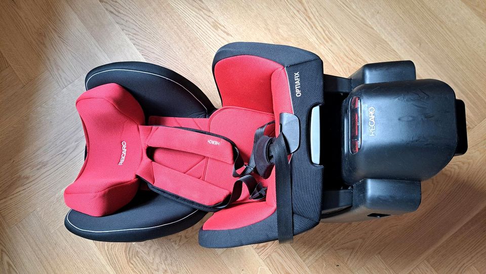 Kinder Autositz, Recaro Optiafix, 9-18 kg, Isofix, Testsieger in München