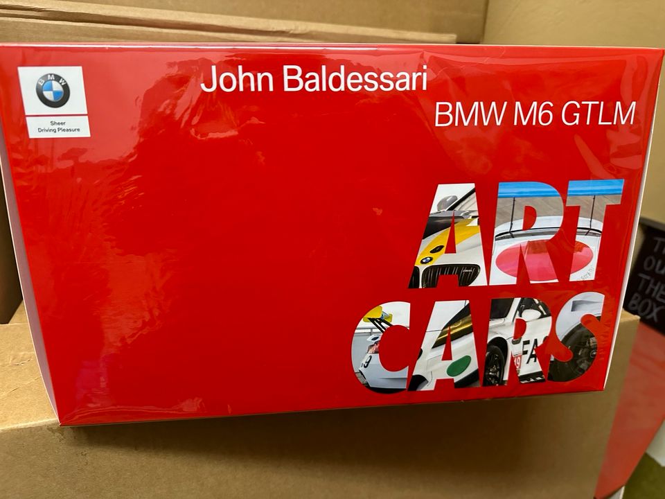 BMW M6 GTLM Art Car John Baldessari 1:18 Neu OVP in Kruft