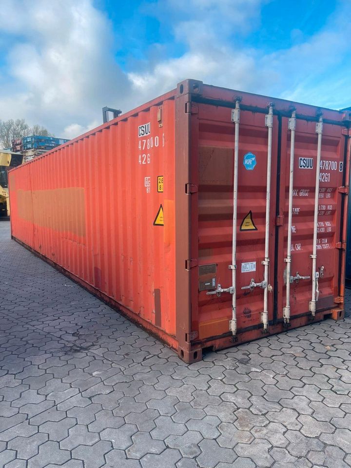 ✅ Seecontainer gebraucht 20Fuß & 40Fuß | Lieferung bundesweit | Lager ✅ in Mainz