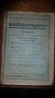 DDR Kraftfahrzeugbrief Baden-Württemberg - Dossenheim Vorschau