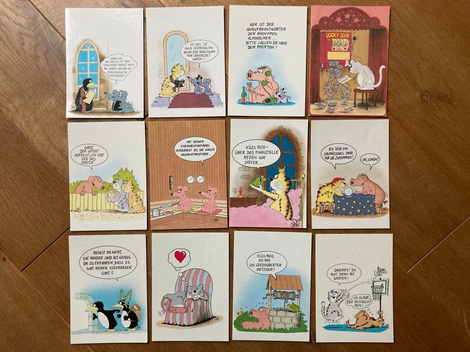 82 Uli Stein Karten Postkarten Sammeln rar in Lohmar