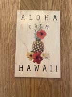 Postkarte aus Holz Hawaii München - Au-Haidhausen Vorschau