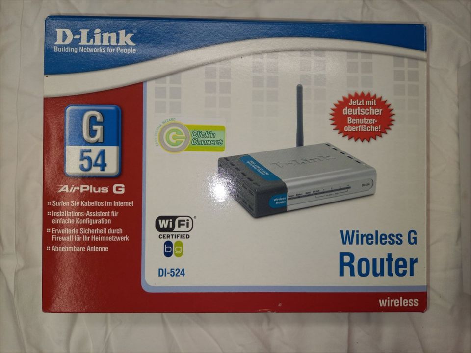 D-Link DI-524 Wireless G Router WLAN NEU in Baden-Württemberg - Bruchsal |  Netzwerk & Modem gebraucht kaufen | eBay Kleinanzeigen ist jetzt  Kleinanzeigen