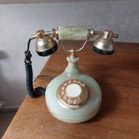 Telefon in Marmor - grün - mit Wählscheibe Niedersachsen - Harsefeld Vorschau