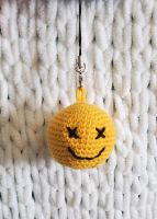 Gestrickter Schlüsselanhänger Smiley. Handarbeit Nordrhein-Westfalen - Bad Oeynhausen Vorschau