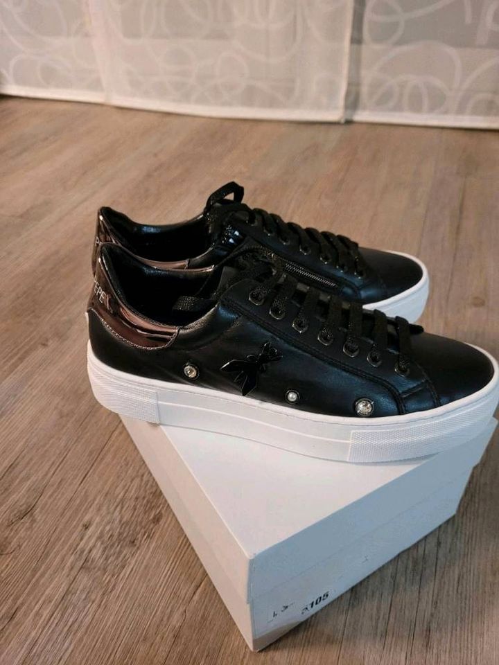 NEU Patrizia Pepe Sneaker Damen NP,schwarz NP 210 € in Didderse