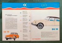 Citroen DS 19 ID 19 Werbung Reklame 1958 Niedersachsen - Danndorf Vorschau