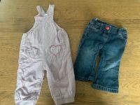 ♥️ 2er Set Mädchenhosen Latzhose Cord vertbaudet Jeans 62 München - Bogenhausen Vorschau