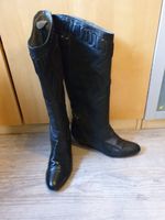 Schwarze Leder Stiefel von Bronx Gr 40 Nordrhein-Westfalen - Moers Vorschau