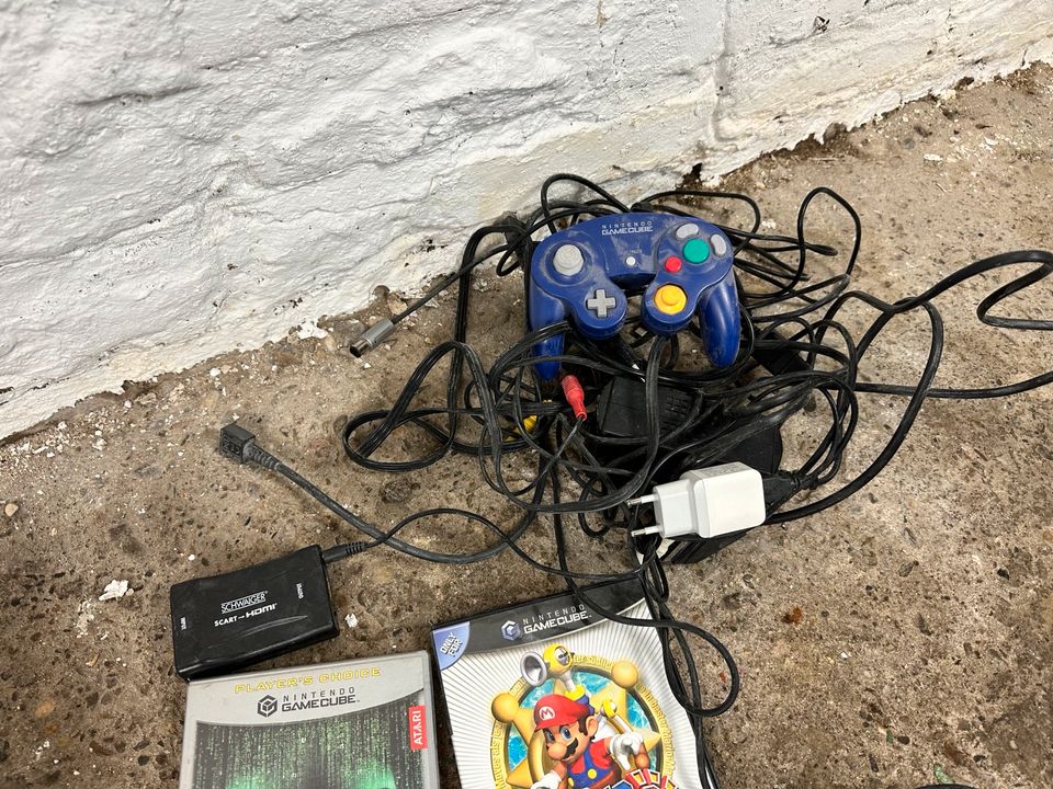 Nintendo Gamecube mit HDMI Adapter, 3 Spiele in Düsseldorf