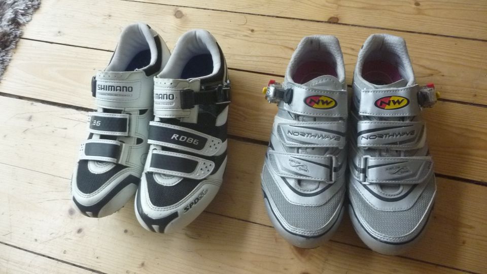 2 Paar Rennradschuhe Shimano + Northwave Gr. 40/41 in Ravensburg