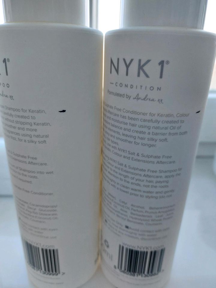 NYK1 Shampoo + Conditioner sulfatfrei salzfrei Keratinglättung in Hamburg