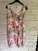 Sommerkleid Laura Torelli Gr. M Palmen pink grün weiß Saarland - Saarwellingen Vorschau