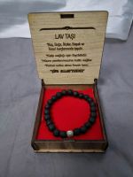 Lav Taşı Bileklik Doğal Taş | Lava Stein Armband Naturstein Düsseldorf - Eller Vorschau