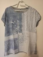 Esprit Shirt Gr. L 42 weiss grau blau Damen Köln - Nippes Vorschau