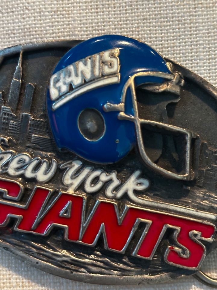 Gürtelschnalle Seltene NFL NFL Gurtelschnalle New York Giants in Norderstedt