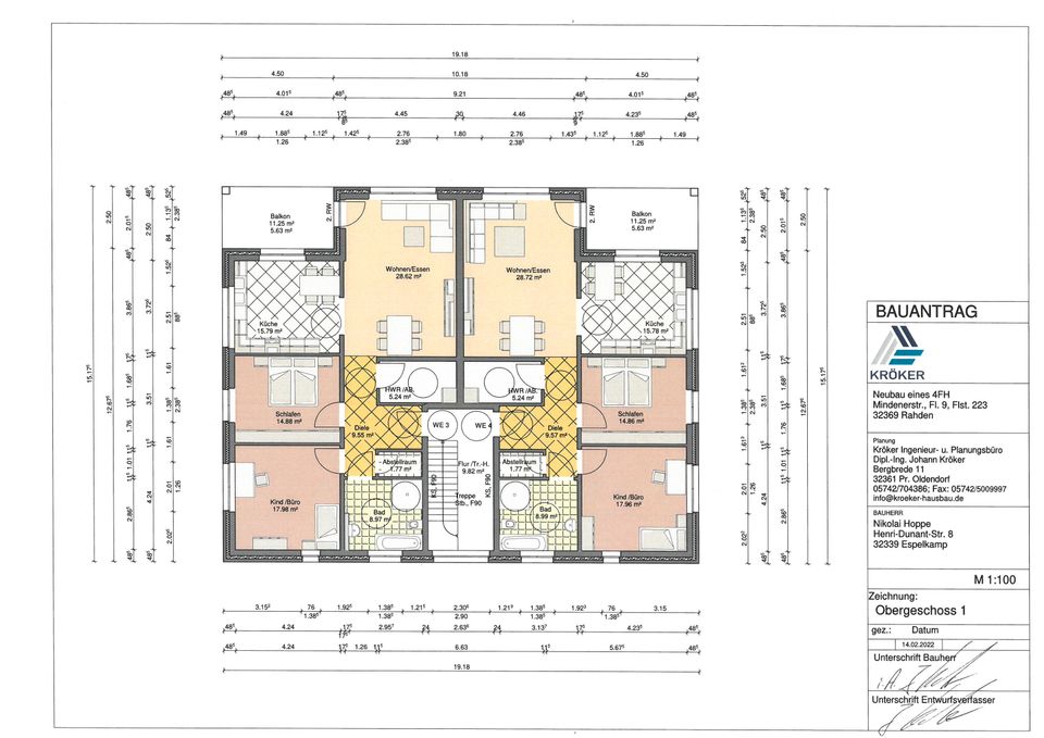 Komfort 3 und 4 Zimmer Mietwohnungen in Rahden KFW 40 in Rahden