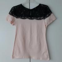 Süßes Shirt mit Spitzeneinsatz Größe S Saarland - Schmelz Vorschau
