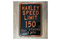 Harley Davidson Speed Limit Blechschild Nordrhein-Westfalen - Warendorf Vorschau