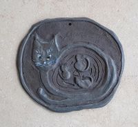 Wandbild  Tonplatte.   Katze mit Kätzchen Schleswig-Holstein - Flensburg Vorschau