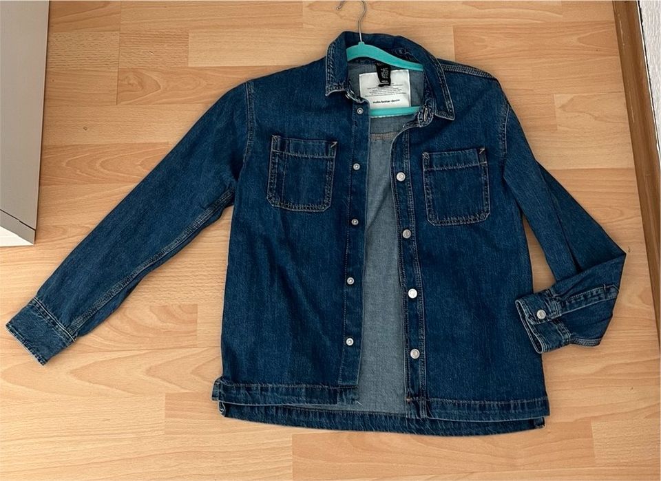 H&M Hemdjacke aus Denim Jeans gr.146 in Mühldorf a.Inn