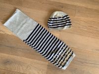 ESPRIT SET Mütze Beanie und Schal grau/blau/gold Gr. ab 98/104 Niedersachsen - Drage Vorschau