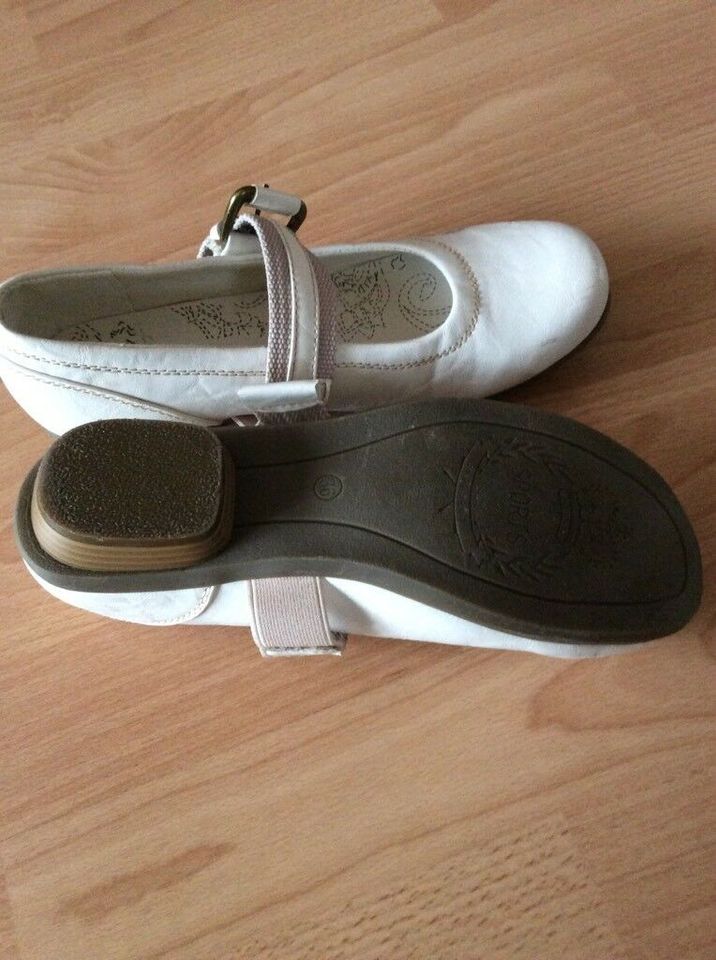 Weiße Ballerina Schuhe, Gr. 36 in Jüchen