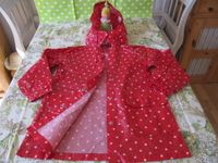 Regenjacke Mantel H&M 122/128 rot Punkte Dots BW beschichtet Thüringen - Weimar Vorschau