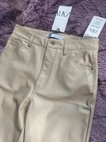 Zara Kunstlederhose Gr 38 creme beige NEU ❤️❤️ Düsseldorf - Derendorf Vorschau