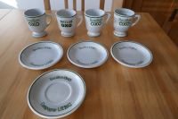 4 Tassen OXO Bouillon Liebig mit Unterteller Vintage Frankreich Nordrhein-Westfalen - Coesfeld Vorschau