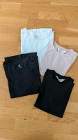 4 T-Shirts, H&M, Größe 158/164, schwarz, weiß, rosé Baden-Württemberg - Talheim Neckar Vorschau