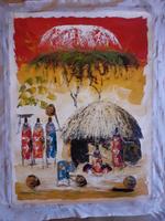 Gemälde, original  aus Afrika Nordrhein-Westfalen - Selm Vorschau