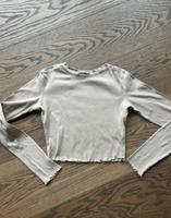 Shirt Langarmshirt Tally Weijl beige XS wellensaum Wandsbek - Hamburg Bergstedt Vorschau