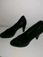 Marco Polo Vintage Leder Pumps Schwarz High Heels Obergiesing-Fasangarten - Obergiesing Vorschau